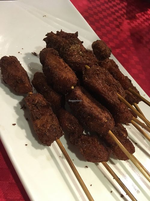 fake meat sticks at Wu Shang Vegetarian in Nanjing