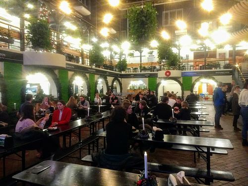 Downstairs Seating at Let's B Frank in Odense