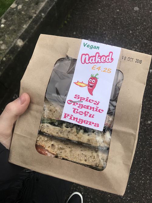 Vegan sandwich  at Naked Coffee in Bournemouth