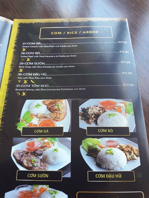 Tofu with rice is available. at Pho Saigon in Benalmadena