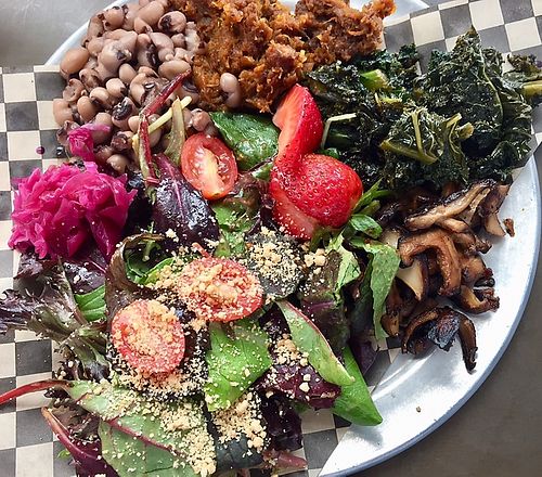 Breakfast plate yummyness at Gay4U - Pop Up in Portland