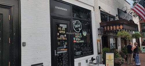 Outside at Taim - Georgetown in Washington