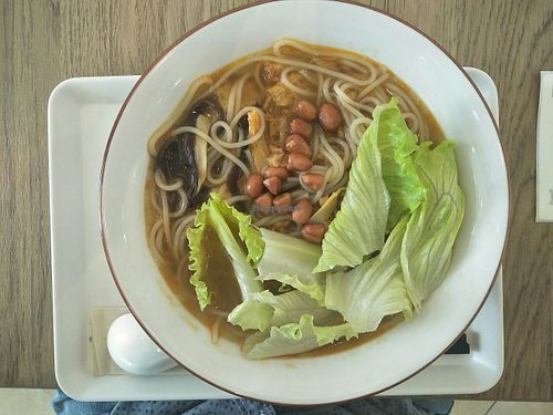 Spicy noodles. at Knowing Cafe in Shanghai
