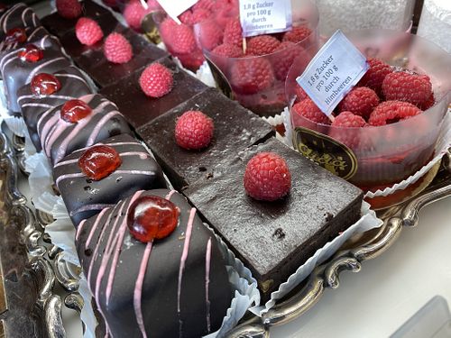 brownies at Aida in Vienna