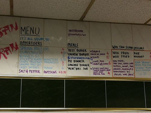 Menu 1/2 at Woo Tan Scran - Cloud Kitchen in Liverpool