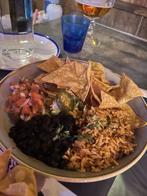  Vegan burrito bowl  at El Camino Cantina in Moore Park