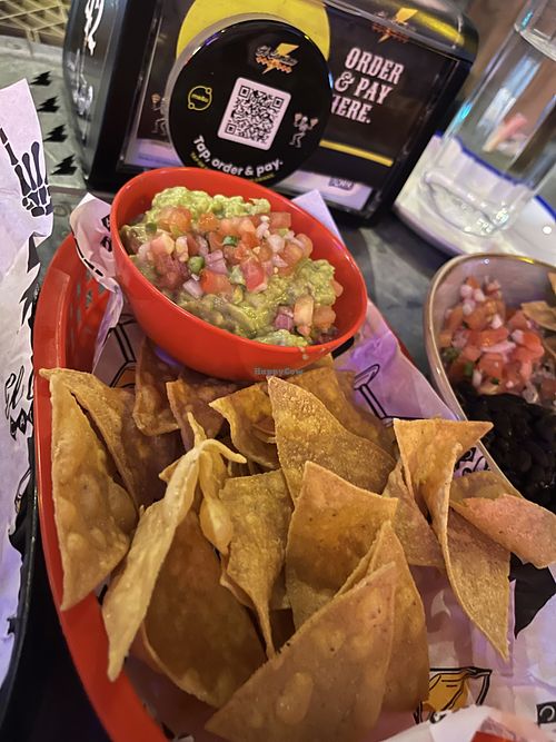 Guacamole and corn chips  at El Camino Cantina in Moore Park