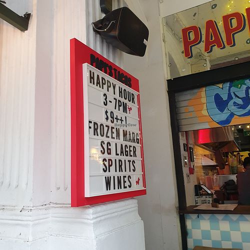 Happy hour at Papi's Tacos in Central Singapore
