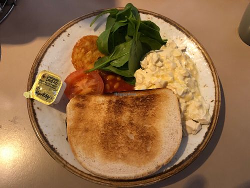 Vegan full breakfast  at MAN - The Lion and Antelope - T3 in Manchester