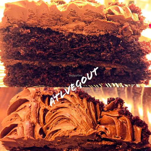 Chocolate cake  at Trend Urban Cafe in Stone Mountain