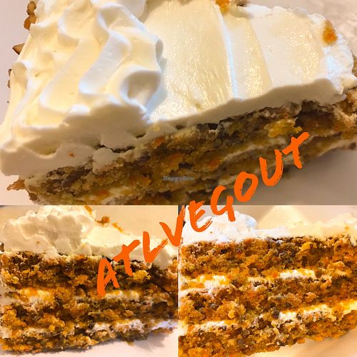 Carrot cake  at Trend Urban Cafe in Stone Mountain