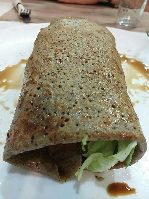 Crepe salada at La Taula De Les Crepes in El Campello