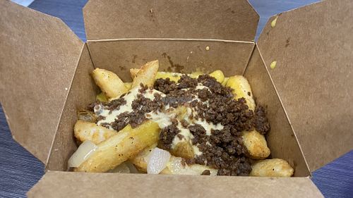   at Odd Burger in Toronto