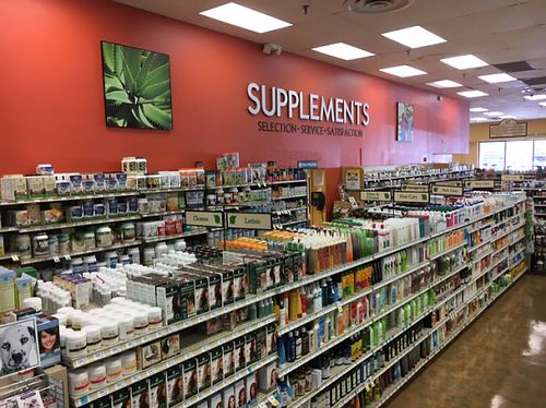 supplements at Earth Origins Market in Ocala