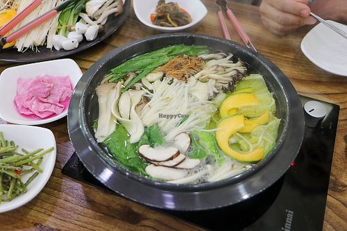 mushroom shabu shabu at Mushroom Shabu Shabu 버섯샤브샤브 in Seogwipo