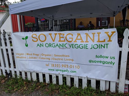 Street sign at SO Veganly in Spring