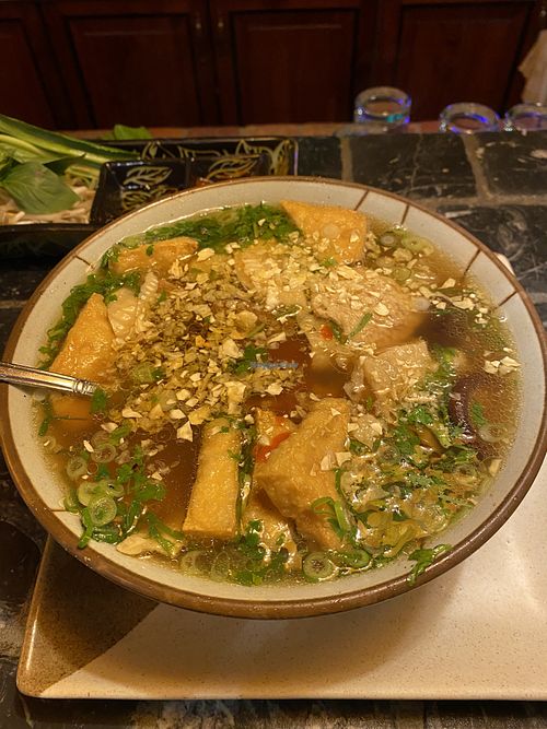 Vegan pho  at Kyodai in Fuessen