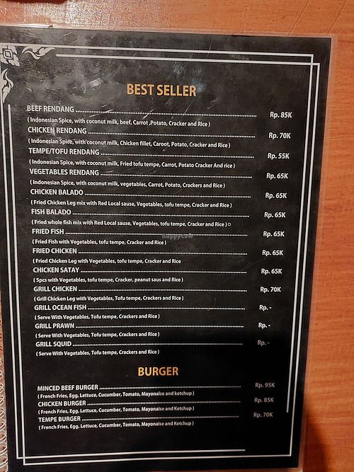 Menu at Jizzy Warung in 