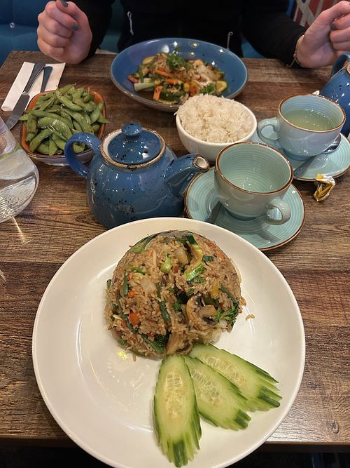 Two vegan bowls and edamame starters  at LANA in Portlaoise