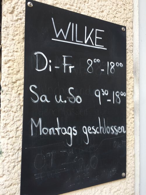 Opening hours at Wilke in Berlin