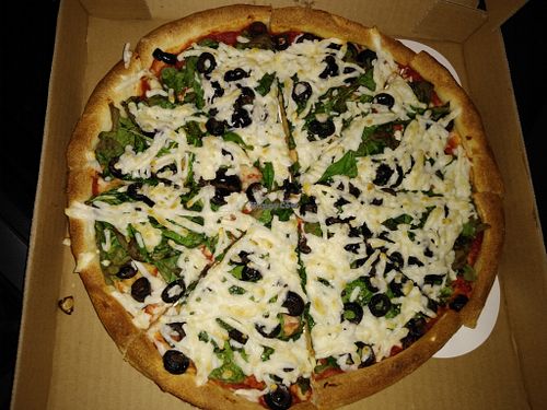 So good! Plenty of cheese and a thicker crust.  at Portofino in Edmonds