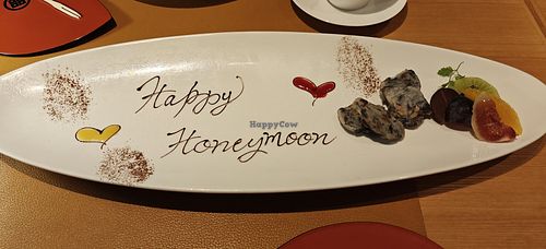Dessert plate at Nishimuraya Ricca in Toyooka