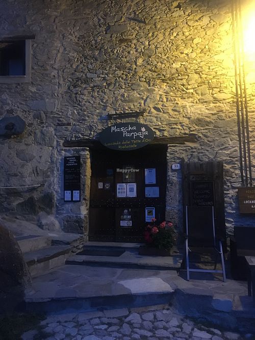 Outside  at Mascha Parpaja in Canosio