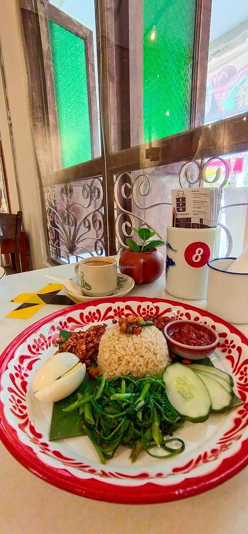 Nasi lemak at theLocal Kopi Malaya 古早味  in Kuala Lumpur