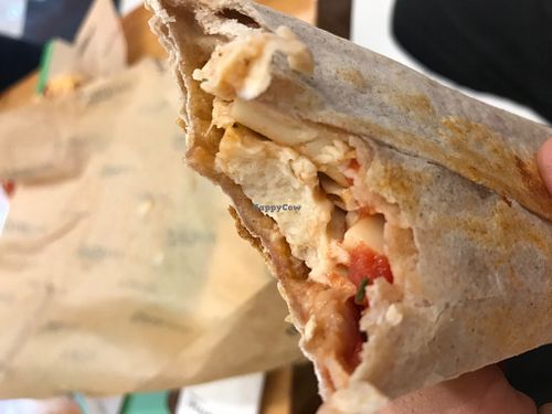 Vegan Chicken Wrap at Pizza Me in Brasilia