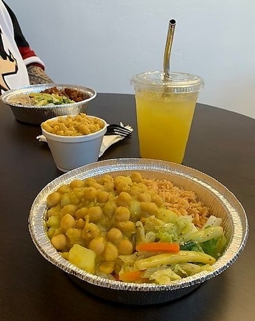 Vegan meal at Desert Island Eatery in Phoenix