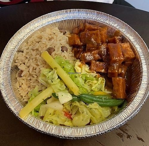 Vegan Jerk Tofu at Desert Island Eatery in Phoenix