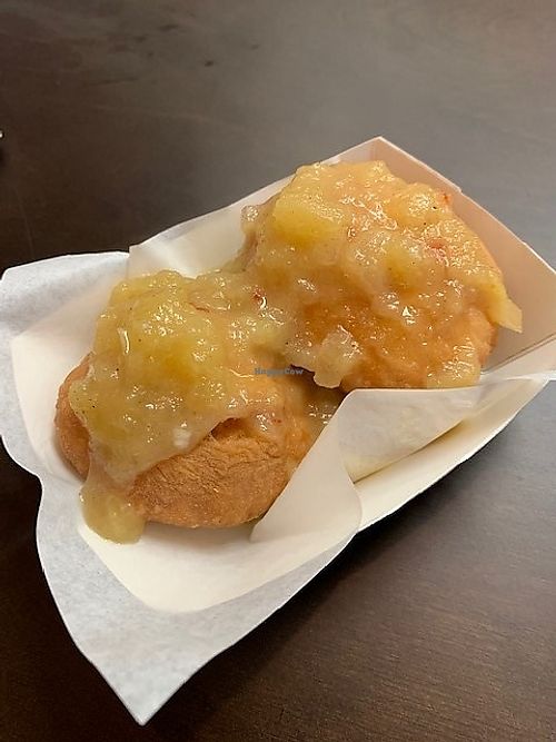 Vegan Apple Chutney dessert at Desert Island Eatery in Phoenix