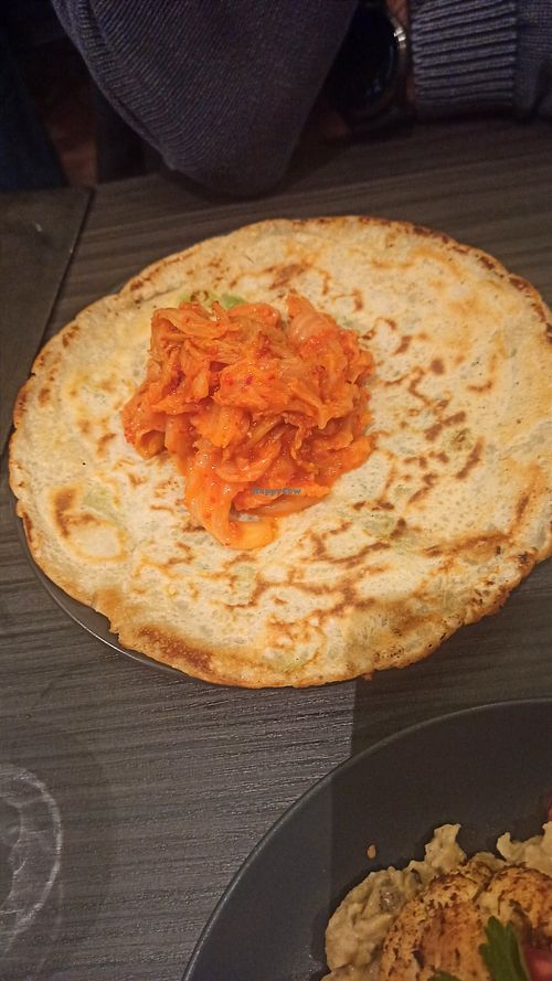 Kimchi pancake at New Vegas in Haarlem