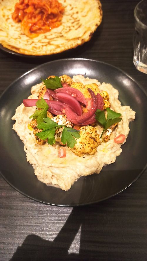 Hummus at New Vegas in Haarlem