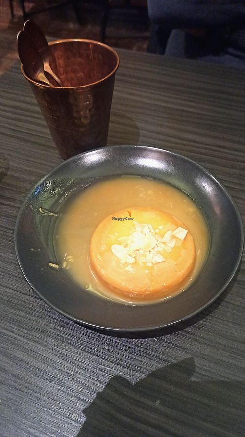 Vegan Crème Caramèl at New Vegas in Haarlem