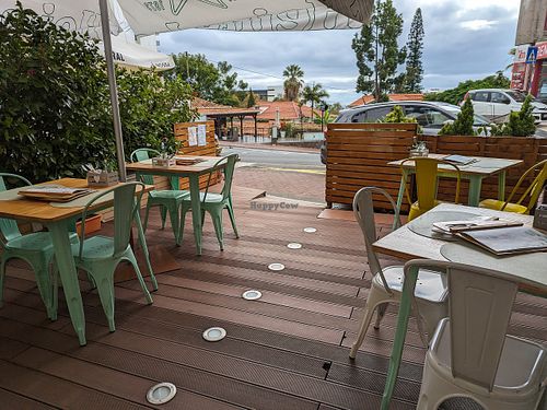 Patio at Mundo Vegan - Vegan World in Funchal