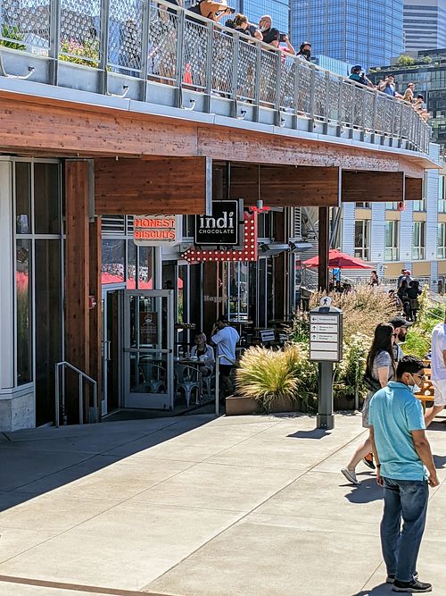 Here's one of the doors at indi chocolate in Seattle