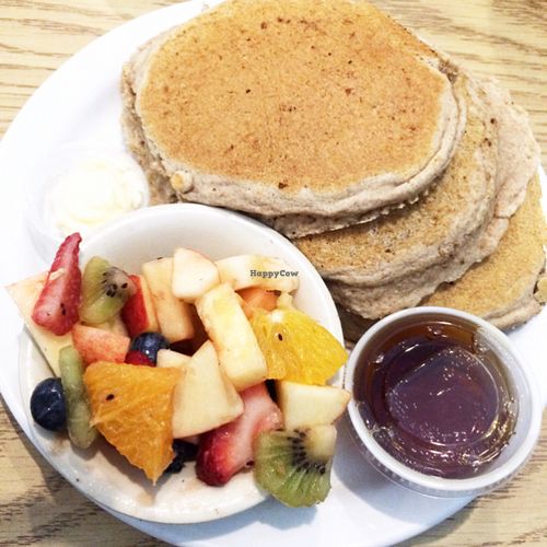 Vegan Pancakes at The Manatee Cafe in St Augustine