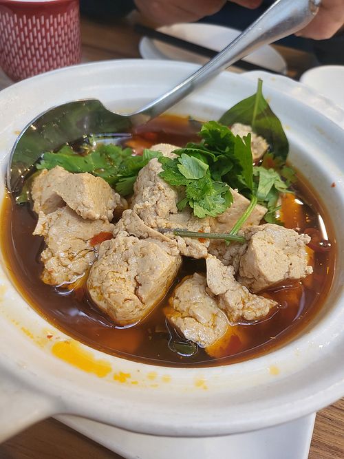 Stinky tofu stew -- sorry I can't like this cos the smell I can't get past at XiángHé 祥和 - Serenity in Taipei