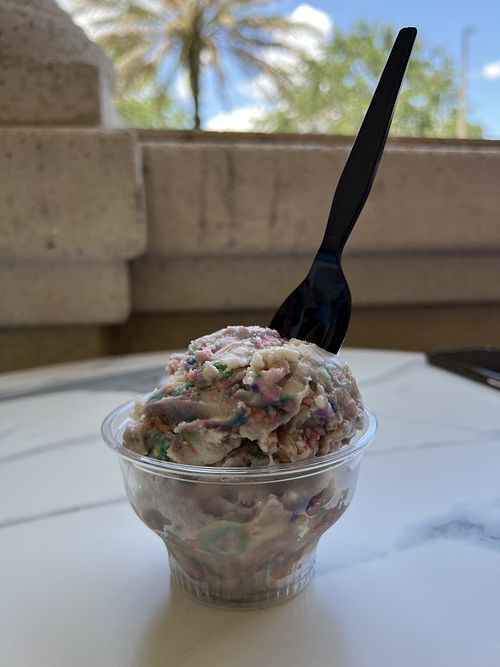 Medium Vegan birthday cake  at Sylwia's Ice Cream in Cape Coral