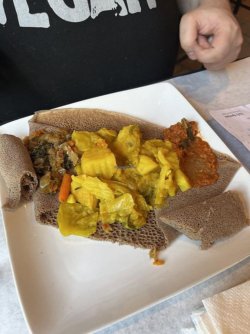 Curried vegetable stew at Nile Vegan in Columbus