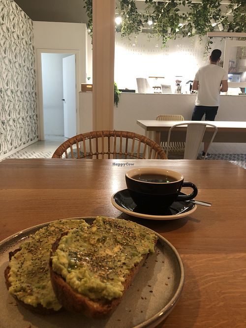 Avocado toast  at Savage in Figueres