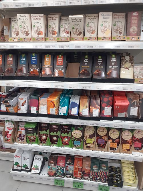 Chocolates at Ecorganic Ecomarket in Valencia
