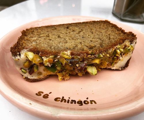 Panqué delicioso at Vegamo Deli in Mexico City