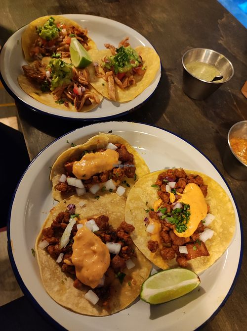Chorizo & Chicken Tacos at Monchito in Barcelona