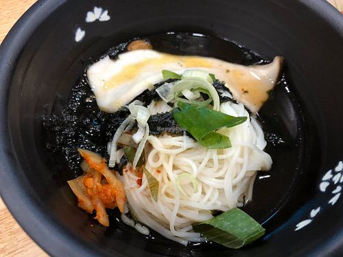 food from buffet selection. 
Photo courtesy of Tai ChewPheng of VSM at Mippeum in Jeonju