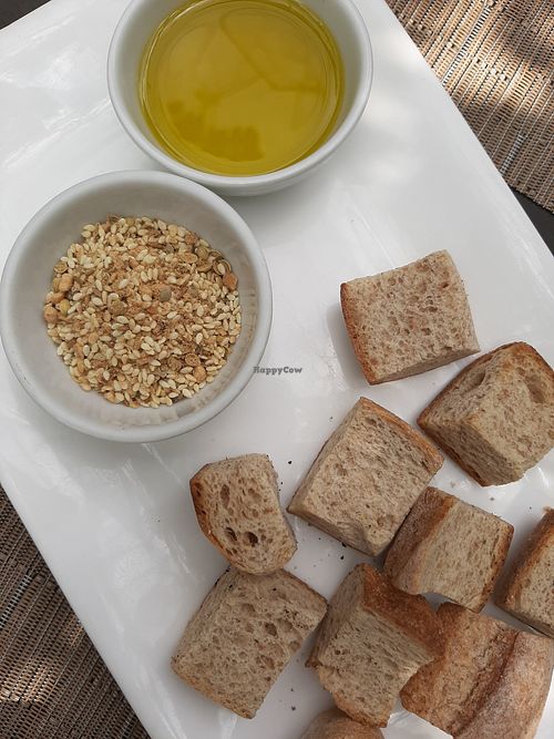 Dukka and bread at Corner Tree Cafe in Makati