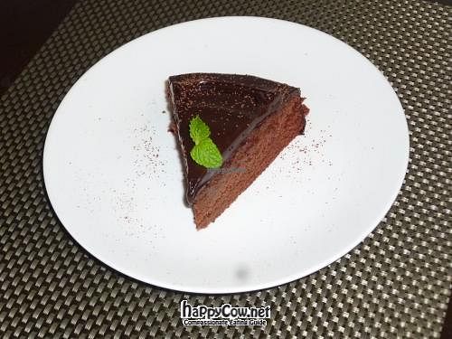 Vegan Chocolate Cake  at Corner Tree Cafe in Makati