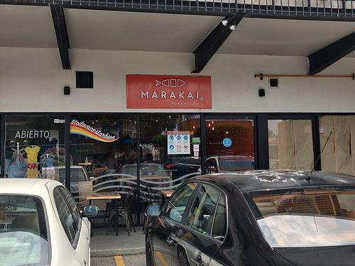 Entrance at Marakai Poke in Tijuana