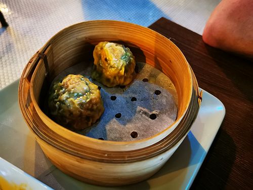 Shumai dumpling thingos at Mr Hong in West End